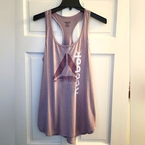 Reebok Womens purple Racer Back Tank top Size Medium
